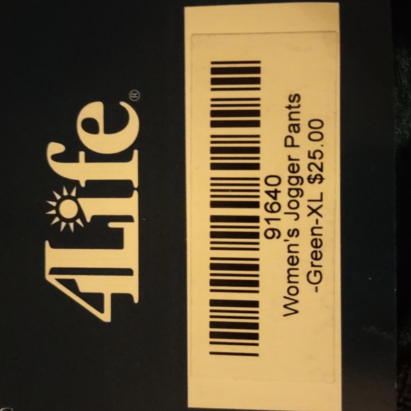 Women's jogger pants green -XL - Picture 6 of 6